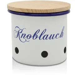 Vorratsdose Husum mit Schriftzug Knoblauch