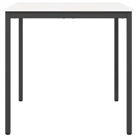 vidaXL Bartisch 110 x 110 x 105 cm Weiß