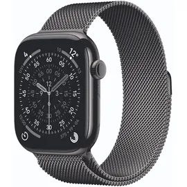 Apple Watch Series 11 GPS + Cellular 46mm Slate Titanium Milanese Loop slate M/L