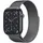 Apple Watch Series 11 GPS + Cellular 46mm Slate Titanium Milanese Loop slate M/L