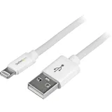 Startech Lightning/USB-Adapterkabel, weiß 2m (USBLT2MW)
