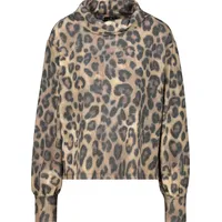 Monari Sweatshirt Leo Allover gemustert Mehrfarbig 44