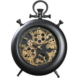 Tischuhr CASABLANCA BY GILDE "Uhr "Torno"", schwarz, Tischuhren
