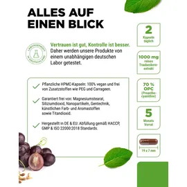 Vit4ever OPC Traubenkernextrakt Kapseln 300 St.