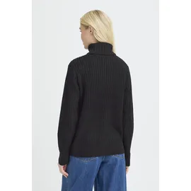 Oxmo Rollkragenpullover Schwarz M