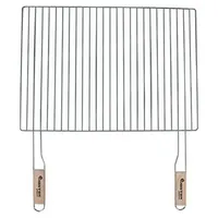 Master Grill Party Grillrost 54x38cm mit 2 Holzgriffen Stahl