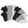 H.I.S. Kurzsocken 20 Paar Grau/Weiß/Schwarz 35-38