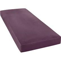 JANINE 5007 Mako-Feinjersey 90 x 190 - 100 x 200 cm burgund