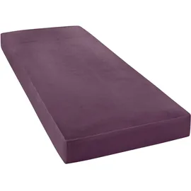 JANINE 5007 Mako-Feinjersey 90 x 190 - 100 x 200 cm burgund