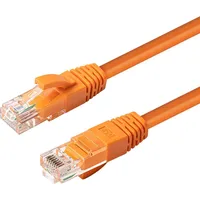 Microconnect MC-UTP6A0025O Netzwerkkabel Orange 0,25 m U/UTP (UTP)