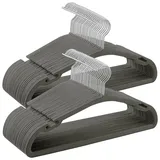Songmics Kleiderbügel 50er Set, 43 x 21 cm, grau