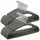 Songmics Kleiderbügel 50er Set, 43 x 21 cm, grau