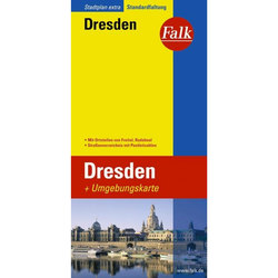 Falk Stadtplan Extra Standardfaltung Dresden 1:20 000 -  Stadtpläne