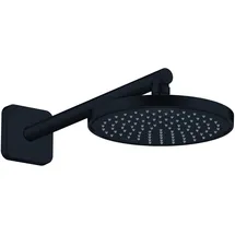 Hansgrohe AXOR ShowerSolutions Duschkopf 220, 1 Strahlart, wassersparend, 35383670, Farbe: Schwarz Matt