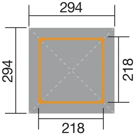 weka Paradies 1 2,18 x 2,18 m kdi