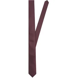 Krawatte SEIDENSTICKER "Slim", Herren, Gr. One Size, rot, Seide, unifarben, Krawatten, Schmal (5cm) Uni