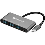 Sandberg USB-C to 3xUSB 3.0 Hub - PD