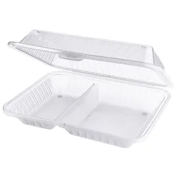 Contacto Menüschale Eco-Takeout 25,5 x 21 x 7,5 cm, weiß