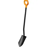Fiskars Solid Gärtnerspaten 10,5 x 18 x 116 cm mit spitzer Schaufelkante aus hochwertigem Stahl/Kunststoff