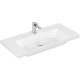 Villeroy & Boch Subway 3.0 Schrankwaschtisch 1000 x 470 mm, 1 Hahnloch, ohne Überlauf, weiß