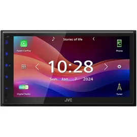 JVC KW-M695DBW 2-DIN Autoradio mit DAB+ / Wireless Apple CarPlay & Android Auto