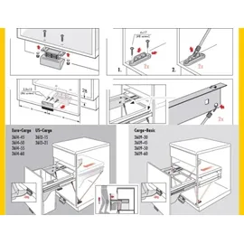 HAILO Einbaumülleimer 13 l Grau