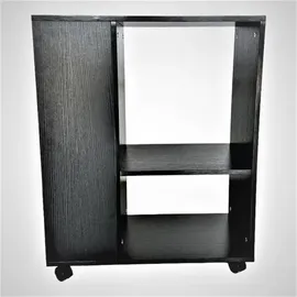 Jet-Line Druckertisch Büro mit Rollen Druckerständer Leon schwarz Jet-Line