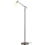 CASANOVA casa NOVA Stehlampe CURO, Nickelfarben - Metall - 23 x 150 cm