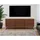 MCW TV Möbel, M49 TV-Rack MCW-M49, Lowboard TV-Schrank, 3D-Design Staufächer, MDF Metall 52x142x44cm ~ Walnuss-Optik