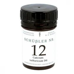 Schüssler Nummer 12 Calcium sulfuricum D6 Tabletten