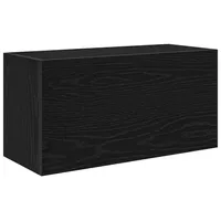 VidaXL Bad-Wandschrank Schwarz 60x25x30 cm Holzwerkstoff