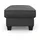 Home Affaire Hocker 1 Stk. tlg. mit Federkern und Stauraum 75 x 47 x 65 cm Grau