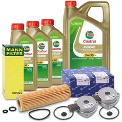 Mann-filter Ölfilter+2x Steuerventil+Castrol Öl für Mercedes-Benz
