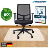 karathomeliving Bodenschutzmatte für Hartböden Polypropylen Semi-transparent