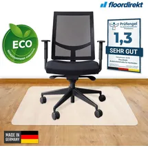 karathomeliving Bodenschutzmatte für Hartböden Polypropylen Semi-transparent