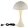 OTTO home Tischleuchte "Sivvia Pilzlampe", beige (sandfarben), 1, Ø 20cm H: 36,1cm, 1 Stk., Leuchten, Wippschalter am Kabel, Schirm in Pilzform, Pilzschirm, Metall, E27, Tischleuchte