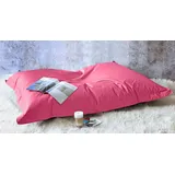 Kinzler Sitzsack KINZLER "Sylt", pink, B:130cm H:15cm, Baumwolle, Sitzsäcke, Sitzsack, Uni Farben, Bezug aus Baumwolle, ideal im Wohnzimmer & Kinderzimmer