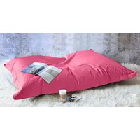Kinzler Sitzsack KINZLER "Sylt", pink, B:130cm H:15cm, Baumwolle, Sitzsäcke, Sitzsack, Uni Farben, Bezug aus Baumwolle, ideal im Wohnzimmer & Kinderzimmer