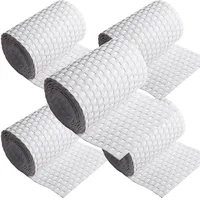 nyvi Sichtschutzstreifen 255 x 19 cm Weiß Polyrattan 5 St.