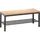 C+P Garderobenbank Basic 100 x 0 x 0 cm mit Schuhrost buche