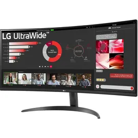 LG 34WR50QK-B 86,4cm (34") 21:9 VA UWQHD Curved Monitor HDMI/DP 100Hz 5ms