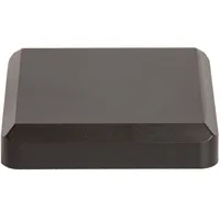 GROJA Fertigzaun-Pfostenkappe Solid 7 cm x 7 cm Anthrazit