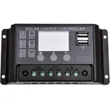 VoltX 20A, 12V/24V Solar Laderegler 12V, Solar Laderegler, Solarladeregler 12V, Solar Ladegerät Controller Auto-Parameter Einstellbar PWM mit 5V Dual USB Port LCD