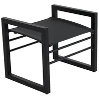 Brafab Gartenhocker Vevi Aluminium Schwarz
