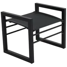 Brafab Gartenhocker Vevi Aluminium Schwarz