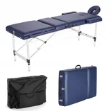 Alu-Massage-Liege, höhenverstellbar und klappbar, 211 x 59–80 x 82 cm NEU