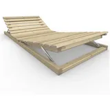 Lattenrost Ergonomischer Holzrahmen Kopf- und Fußteil verstellbar ''Ergo-Eva'' 90, TUGA-Holztech 90 cm x 190 cm