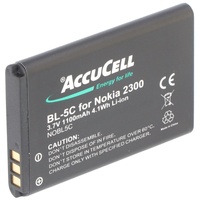AccuCell Akku passend für Nokia 6820, BL-5C, 1100mAh