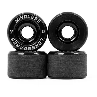 Mindless Longboards Viper Wheels Skateboard-Räder, Erwachsene, Unisex, Schwarz Black - 64 x 44 mm