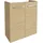 Fackelmann Waschbeckenunterschrank 2 Türen 52 x 60 x 24,3 cm Braun